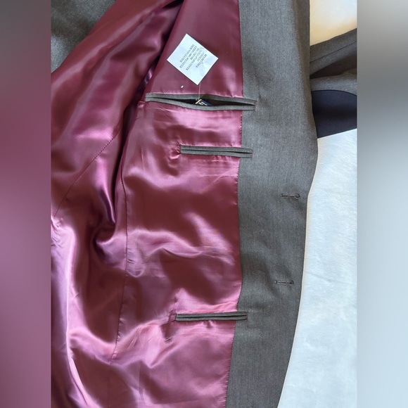 New Club Room Men's Classic-Fit Stretch Suit Blazer Jacket Size 42 L Brown - Picture 14 of 16